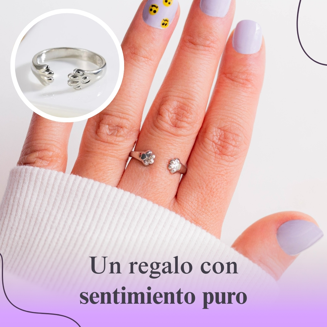 Miniatura 3 de ANILLOS AJUSTABLES CON ABRAZO DE PATITAS